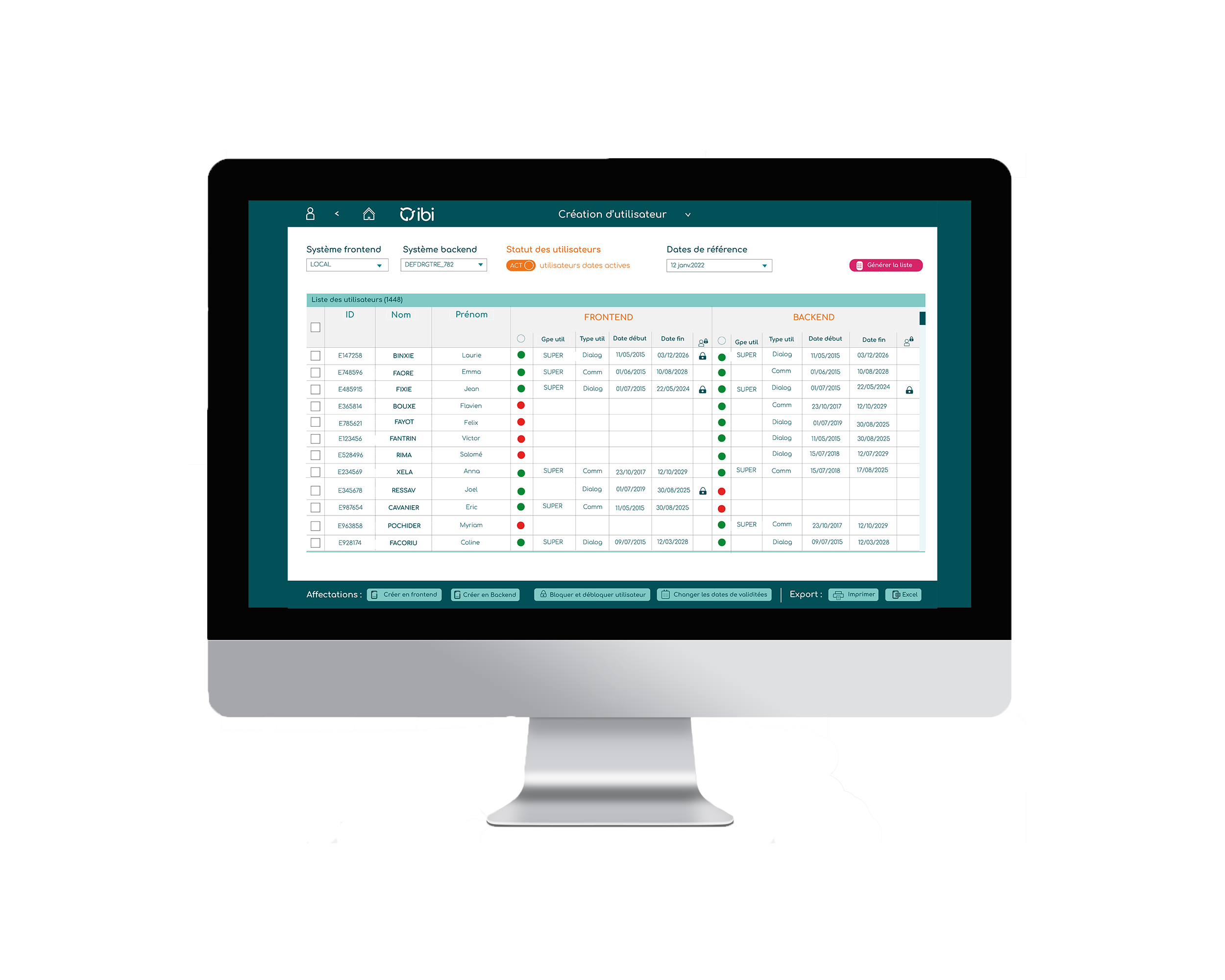 Mockup application user trans Full device fiori hr